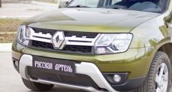 1 999 р. Защитная сетка решетки переднего бампера РА  Renault Duster  HS (2015-2021) рестайлинг  с доставкой в г. Таганрог. Увеличить фотографию 1