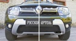 1 139 р. Защитная сетка решетки радиатора РА  Renault Duster  HS (2015-2021) рестайлинг  с доставкой в г. Таганрог. Увеличить фотографию 4