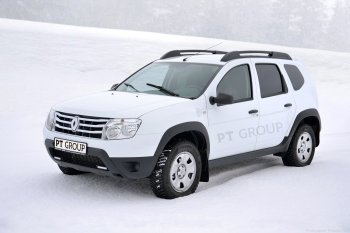 4 949 р. Пластиковые пороги Petroil Tuning ❞Чистые штаны❝  Renault Duster  HS (2010-2021) дорестайлинг, рестайлинг (Тисненый пластик)  с доставкой в г. Таганрог. Увеличить фотографию 3