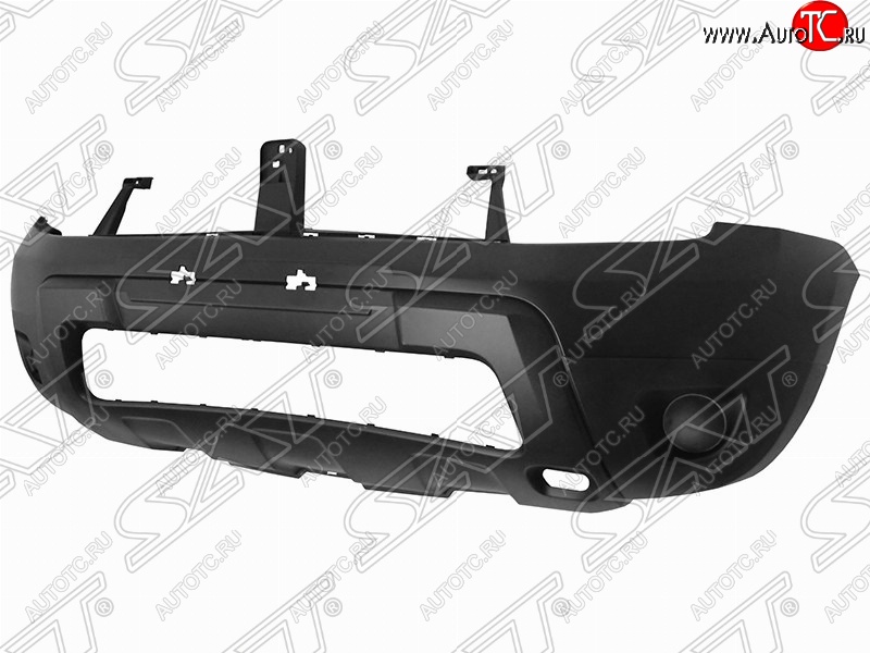 5 699 р. Передний бампер (без ПТФ) SAT Renault Duster HS дорестайлинг (2010-2015) (Неокрашенный)  с доставкой в г. Таганрог