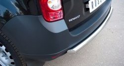 14 999 р. Одинарная защита заднего бампера из трубы диаметром 63 мм (4x2) SLITKOFF  Renault Duster  HS (2010-2015) дорестайлинг  с доставкой в г. Таганрог. Увеличить фотографию 3