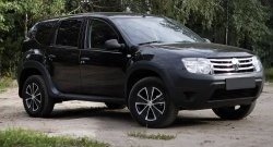 8 599 р. Накладки арок RA (комплект)  Renault Duster  HS (2010-2015) дорестайлинг (Поверхность шагрень)  с доставкой в г. Таганрог. Увеличить фотографию 2