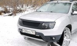 4 599 р. Решётка радиатора DM-Style Renault Duster HS дорестайлинг (2010-2015) (Без сетки, Неокрашенная глянец (под окраску))  с доставкой в г. Таганрог. Увеличить фотографию 2