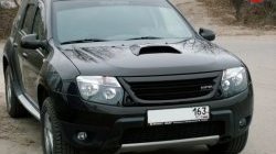 4 399 р. Решётка радиатора Next №2 Renault Duster HS рестайлинг (2015-2021) (Неокрашенная)  с доставкой в г. Таганрог. Увеличить фотографию 2