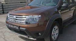 689 р. Защитная сетка решетки радиатора РА (металлик)  Renault Duster  HS (2010-2015) дорестайлинг  с доставкой в г. Таганрог. Увеличить фотографию 1