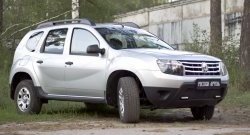 2 189 р. Защитная сетка решетки переднего бампера (с дхо без обвеса) РА Renault Duster HS дорестайлинг (2010-2015)  с доставкой в г. Таганрог. Увеличить фотографию 2