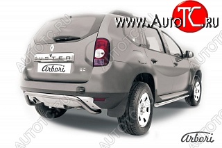 17 499 р. Защита заднего бампера Arbori  Renault Duster  HS (2010-2015) дорестайлинг  с доставкой в г. Таганрог