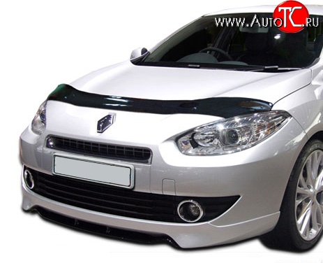 2 799 р. Дефлектор капота NovLine Renault Fluence дорестайлинг (2010-2012)  с доставкой в г. Таганрог