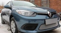 1 539 р. Сетка на бампер Russtal (хром) Renault Fluence дорестайлинг (2010-2012)  с доставкой в г. Таганрог. Увеличить фотографию 3