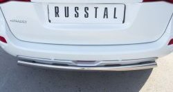 18 549 р. Защита заднего бампера (Ø75x42 мм, нержавейка) Russtal Renault Koleos 1 Phase 2 (2011-2013)  с доставкой в г. Таганрог. Увеличить фотографию 4