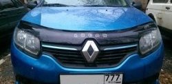 999 р. Дефлектор капота Russtal  Renault Logan  2 - Logan Stepway  с доставкой в г. Таганрог. Увеличить фотографию 1