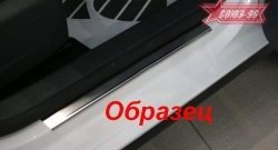 Накладки на внутренние пороги Souz-96 (без логотипа) Renault Megane универсал  дорестайлинг (2008-2013)