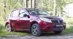 2 089 р. Защитная сетка решетки переднего бампера РА  Renault Sandero  (BS) (2009-2014)  с доставкой в г. Таганрог. Увеличить фотографию 3