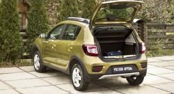 1 899 р. Защитная накладка на задний бампер Stepway RA  Renault Sandero Stepway  (B8) (2014-2018) дорестайлинг  с доставкой в г. Таганрог. Увеличить фотографию 4