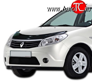 2 699 р. Дефлектор капота NovLine Renault Sandero Stepway (BS) (2010-2014)  с доставкой в г. Таганрог