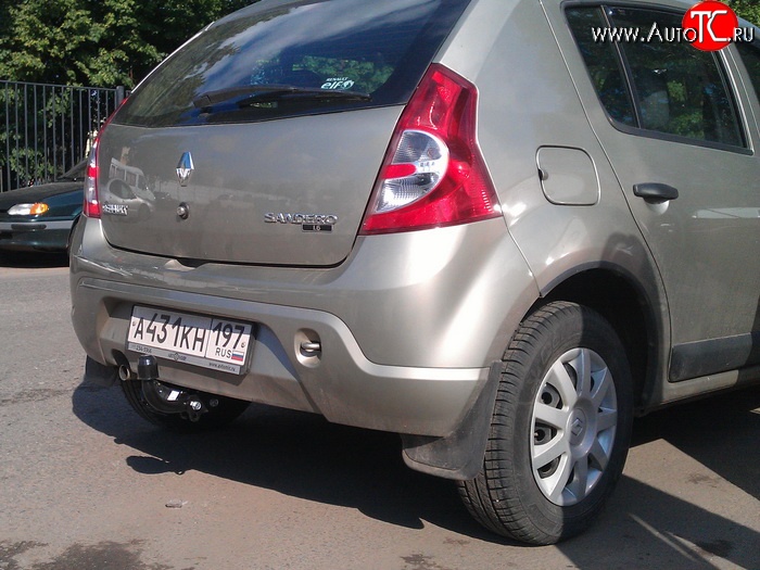 10 799 р. Фаркоп (хетчбек) NovLine  Renault Sandero  (BS) (2009-2014)  с доставкой в г. Таганрог