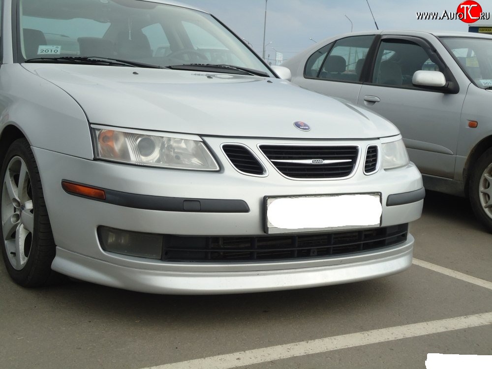 7 299 р. Накладка Sport на передний бампер SAAB 9-3 YS3F седан дорестайлинг (2003-2007)  с доставкой в г. Таганрог