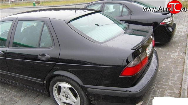 6 199 р. Козырёк на заднее лобовое стекло Sport SAAB 9-5 YS3E cедан дорестайлинг (1997-2001)  с доставкой в г. Таганрог