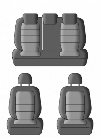 5 349 р. Чехлы сидений (жаккард, 60/40, раздельная задняя спинка, 3Г-образ.подголовника) Lord Autofashion Дублин  Opel Corsa  D (2006-2014)   дорестайлинг, хэтчбэк 5 дв., 1-ый рестайлинг, хэтчбэк 5 дв.,  2-ой рестайлинг, хэтчбэк 5 дв. (Чёрный, Ёж синий)  с доставкой в г. Таганрог. Увеличить фотографию 3