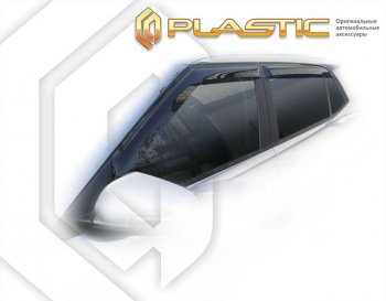 2 099 р. Дефлектора окон CA-Plastic Hyundai Creta SU (2020-2022) (серия Classic полупрозрачный)  с доставкой в г. Таганрог. Увеличить фотографию 2