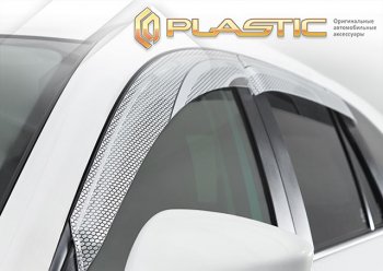 2 289 р. Дефлектора окон CA-Plastic  Chery Tiggo 8 PRO MAX (2021-2025) дорестайлинг, рестайлинг (Серия Art серебро, без хром. молдинга)  с доставкой в г. Таганрог. Увеличить фотографию 2