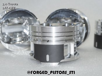 28 799 р. Поршни (Toyota 3,0 2JZ-GTE (V=15,2) под кольца 1,2/1,5/4,0) СТИ Toyota Aristo S160 дорестайлинг (1997-2001) (диаметр поршня: 86.50 мм)  с доставкой в г. Таганрог. Увеличить фотографию 4