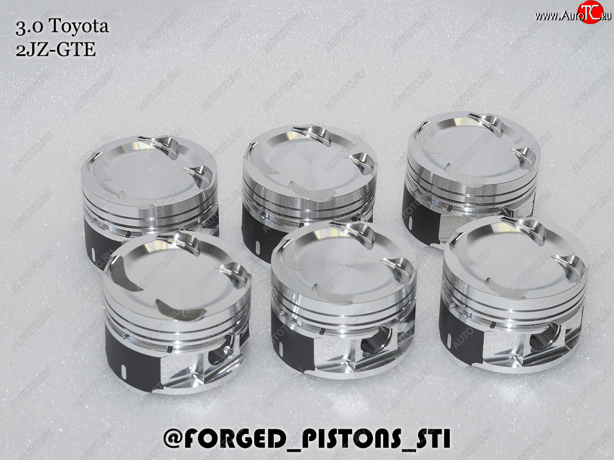 28 799 р. Поршни (Toyota 3,0 2JZ-GTE (V=15,2) под кольца 1,5/1,5/4,0) СТИ Toyota Aristo S160 дорестайлинг (1997-2001) (диаметр поршня 86 мм)  с доставкой в г. Таганрог