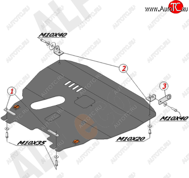 16 599 р. Защита картера двигателя и КПП Alfeco  Chevrolet Aveo  T200 (2002-2008) хэтчбек 5 дв, седан (Алюминий 4 мм)  с доставкой в г. Таганрог