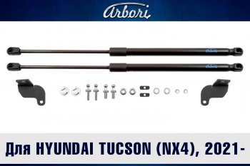 Упоры капота Arbori Hyundai (Хюндаи) Tucson (Туссон)  NX4 (2020-2022) NX4