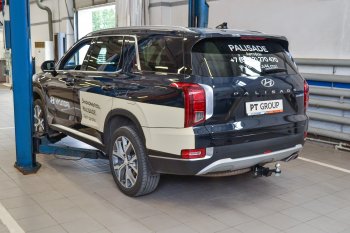 17 999 р. Фаркоп (быстросъемный квадрат) Petroil Tuning  Hyundai Palisade  LX2 (2018-2022)  с доставкой в г. Таганрог. Увеличить фотографию 2