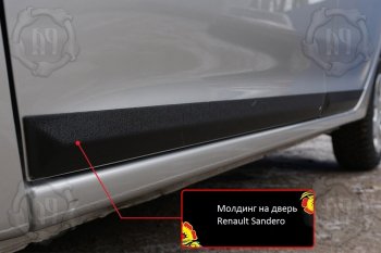 Передний правый молдинг на дверь Русская Артель Renault (Рено) Sandero (Сандеро)  (B8) (2014-2018) (B8) дорестайлинг