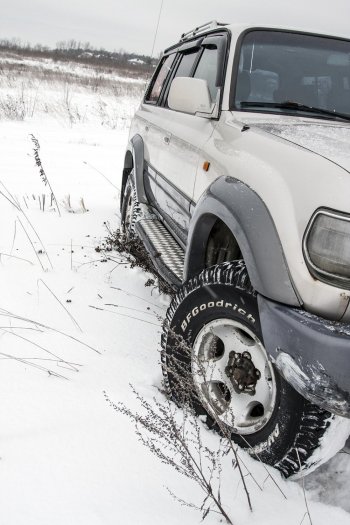 43 999 р. Защита порогов с подножкой РИФ Toyota Land Cruiser 80 (1989-1997)  с доставкой в г. Таганрог. Увеличить фотографию 3