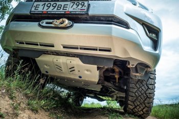 Площадка под лебёдку в штатный бампер РИФ Toyota (Тойота) Land Cruiser Prado (Лэнд)  J150 (2017-2020) J150 2-ой рестайлинг