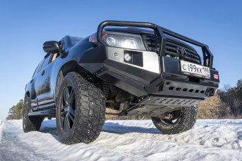 65 999 р. Бампер передний силовой РИФ  Toyota Land Cruiser  200 (2007-2015) дорестайлинг, 1-ый рестайлинг (С дополнительными фарами, защитной дугой и защитой бачка омывателя)  с доставкой в г. Таганрог. Увеличить фотографию 13