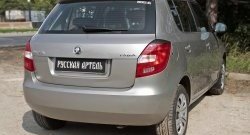 1 209 р. Реснички на фонари RA Skoda Combi универсал (2010-2013) (Неокрашенные)  с доставкой в г. Таганрог. Увеличить фотографию 2