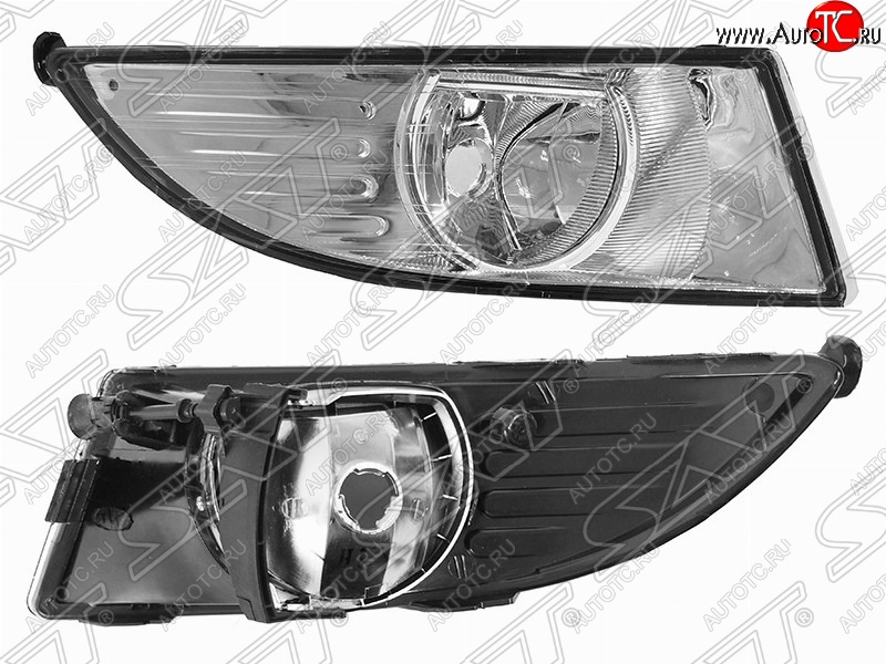 1 589 р. Правая противотуманная фара SAT (под одну лампу) Skoda Fabia Mk2 универсал рестайлинг (2010-2014)  с доставкой в г. Таганрог