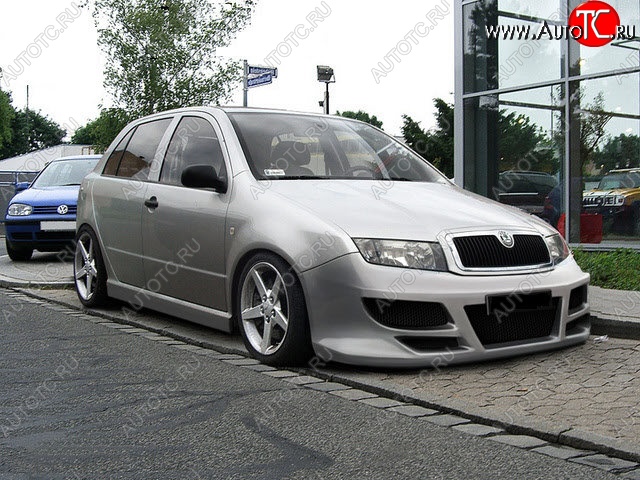 25 699 р. Передний бампер Weber Sport Skoda Fabia Mk1 седан рестайлинг (2004-2008)  с доставкой в г. Таганрог