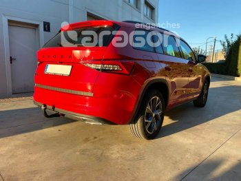 22 699 р. Фаркоп Aragon.(шар V) Skoda Kodiaq NU7 дорестайлинг (2017-2021)  с доставкой в г. Таганрог. Увеличить фотографию 7