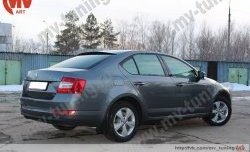 4 649 р. Козырёк на заднее стекло RS  Skoda Octavia  A7 (2012-2017) дорестайлинг лифтбэк (Неокрашенный)  с доставкой в г. Таганрог. Увеличить фотографию 4