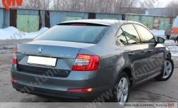 4 649 р. Козырёк на заднее стекло RS  Skoda Octavia  A7 (2012-2017) дорестайлинг лифтбэк (Неокрашенный)  с доставкой в г. Таганрог. Увеличить фотографию 5