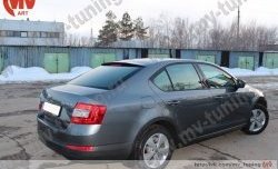 4 649 р. Козырёк на заднее стекло RS  Skoda Octavia  A7 (2012-2017) дорестайлинг лифтбэк (Неокрашенный)  с доставкой в г. Таганрог. Увеличить фотографию 6