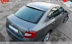 4 649 р. Козырёк на заднее стекло RS  Skoda Octavia  A7 (2012-2017) дорестайлинг лифтбэк (Неокрашенный)  с доставкой в г. Таганрог. Увеличить фотографию 2