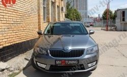 1 149 р. Комплект ресничек на фары Sport Skoda Octavia A7 дорестайлинг лифтбэк (2012-2017) (Неокрашенные)  с доставкой в г. Таганрог. Увеличить фотографию 2