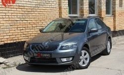 1 149 р. Комплект ресничек на фары Sport Skoda Octavia A7 дорестайлинг лифтбэк (2012-2017) (Неокрашенные)  с доставкой в г. Таганрог. Увеличить фотографию 3