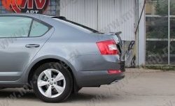 5 849 р. Спойлер RS  Skoda Octavia  A7 (2012-2020) дорестайлинг лифтбэк, рестайлинг лифтбэк (Неокрашенный)  с доставкой в г. Таганрог. Увеличить фотографию 6