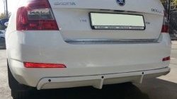 5 999 р. Накладка на задний бампер CT Skoda Octavia A7 дорестайлинг лифтбэк (2012-2017) (Неокрашенная)  с доставкой в г. Таганрог. Увеличить фотографию 3