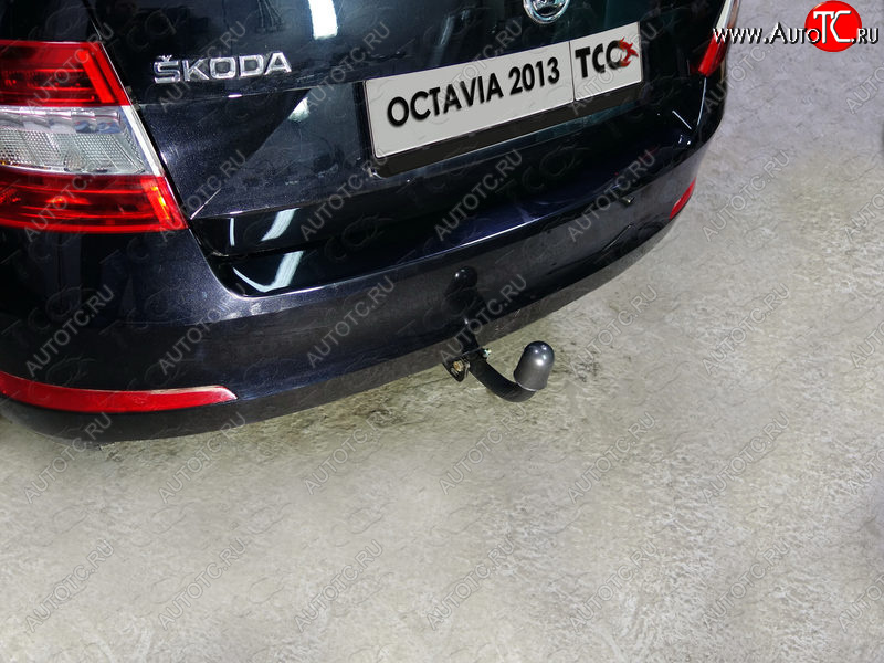 13 399 р. Фаркоп (тягово-сцепное устройство) TCC  Skoda Octavia  A7 (2012-2020) дорестайлинг лифтбэк, дорестайлинг универсал, рестайлинг лифтбэк, рестайлинг универсал (Оцинкованный, шар A )  с доставкой в г. Таганрог