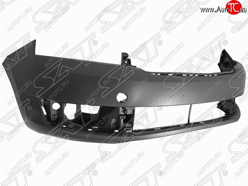 1 499 р. Передний бампер SAT Skoda Rapid NH3 дорестайлинг лифтбэк (2012-2017) (Неокрашенный)  с доставкой в г. Таганрог