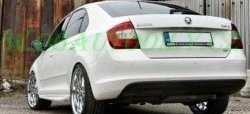 6 249 р. Пороги накладки CT Skoda Rapid NH3 дорестайлинг лифтбэк (2012-2017) (Неокрашенные)  с доставкой в г. Таганрог. Увеличить фотографию 5