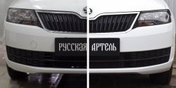 579 р. Реснички на фары RA  Skoda Rapid ( NH3,  NH1) (2012-2017) дорестайлинг лифтбэк, хэтчбэк дорестайлинг (Неокрашенные)  с доставкой в г. Таганрог. Увеличить фотографию 3